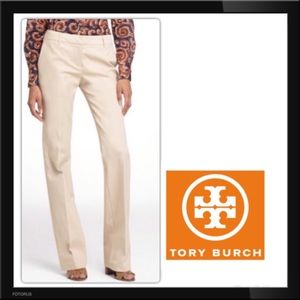 Tory Burch Khaki Work Pants
